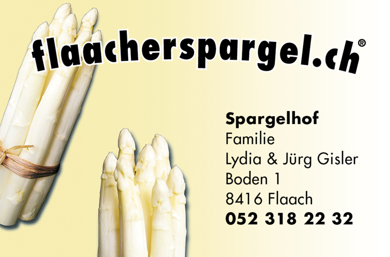 Visitenkarte Spargelhof Gisler